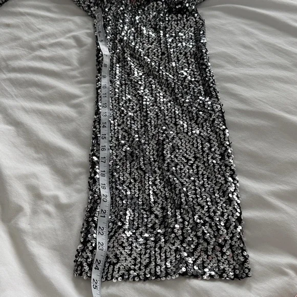 NWT Maeve by Anthropologie The Collette Cropped Wide Leg Sequin Pant Size 25 - Picture 16 of 17